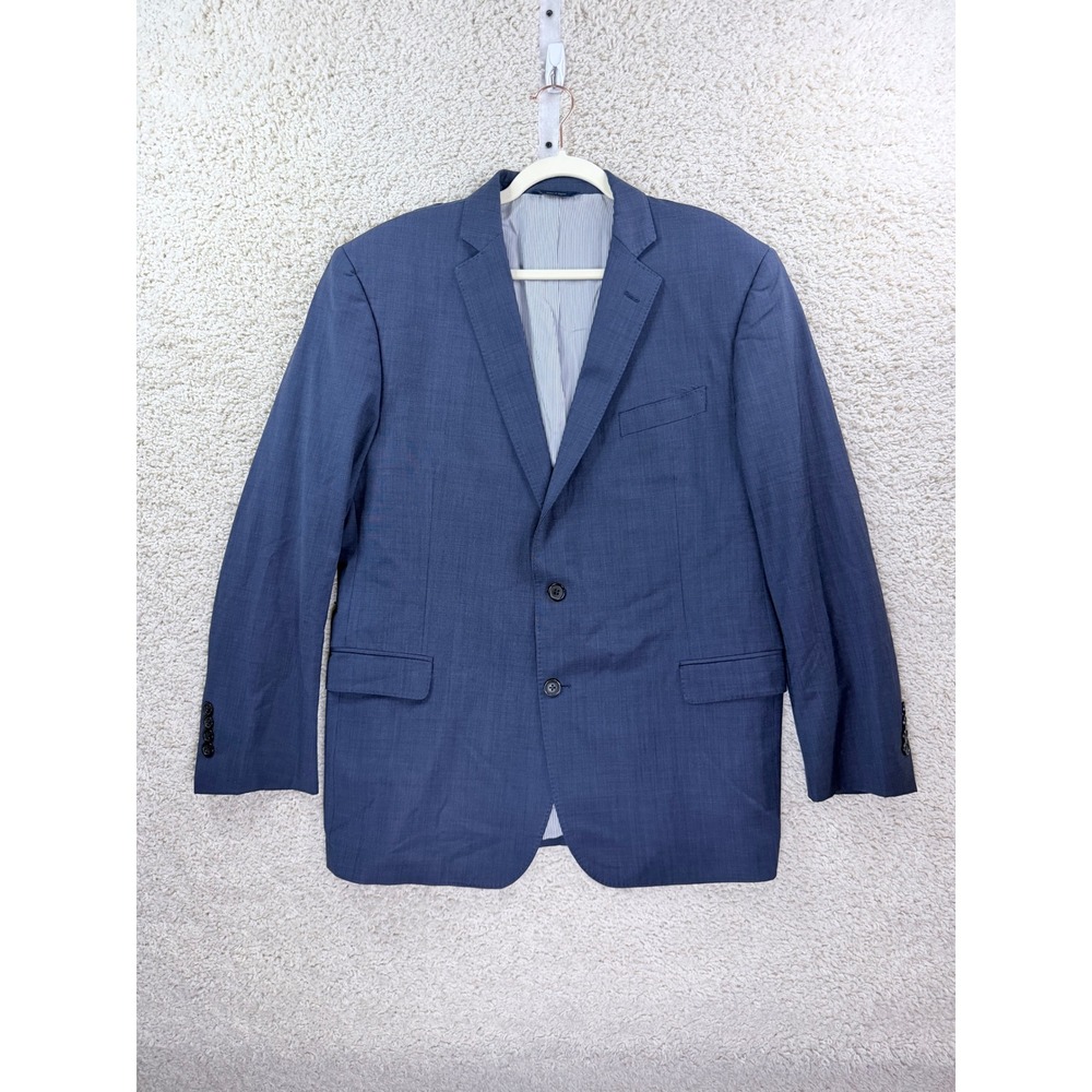 Brooks Brothers Explorer Blazer Mens 46R Blue Regent Fit Sport Coat Wool Blend